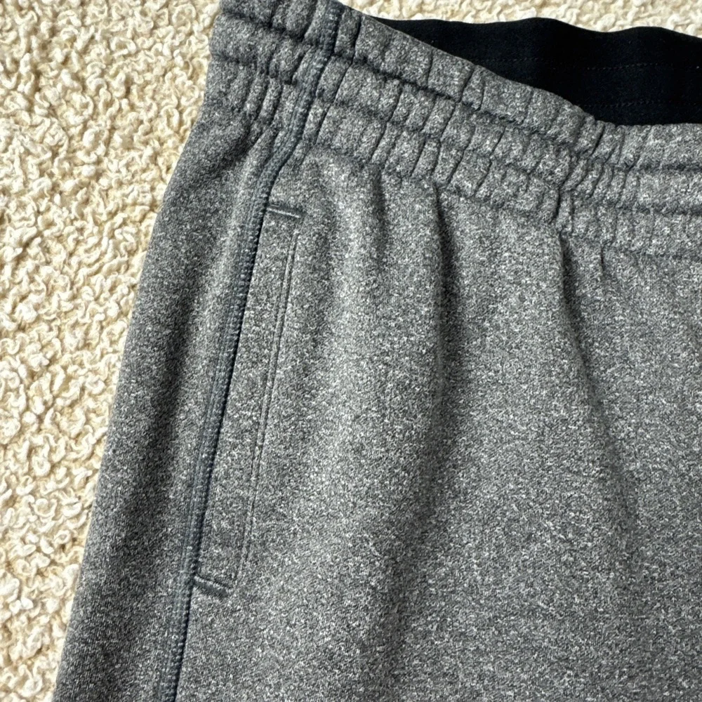 Nike Dri-Fit Sweatpants Womens Large Gray Fleece All Time Training 856918-010